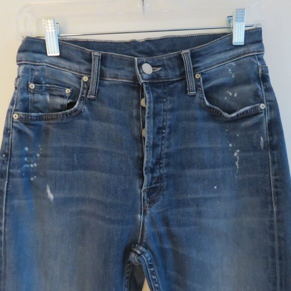 MOTHER The Cheeky Jeans in Loud Is How I Love High Rise - Size 26 - Picture 4 of 15